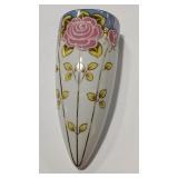 SEIEI & CO VTG JAPAN HAND PAINTED WALL POCKET