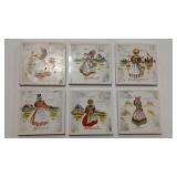 DENMARK SOUVENIR VTG COASTER SET