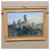 C.M. RUSSELL FRAMED PRINT