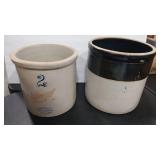 NO. 2 REDWING AND UNMARKED NO. 3 CROCK