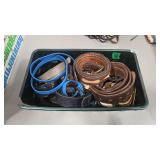BOX OF BELTS