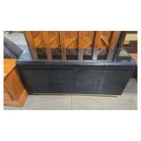 LANE ALTAVISTA POST MODERN BRASS PLINTH BASE