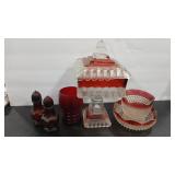 CRANBERRY GLASS ASSORTMENT