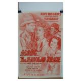'ALONG THE NAVAJO TRAIL'  1954 MOVIE POSTER