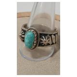 CONTEMPORARY SIGNED RICK ENRICUEZ TURQUOISE