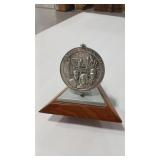 5.5 OZ. SILVER MT CENTENNIAL TOKEN W/ DISPLAY