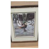 'REFLECTIONS-MALLARD' R.S. PARKER FRAMED PRINT
