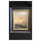 KENNETH YARIS 'DAYBREAK IN MANY GLACIER'