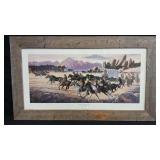 LARRY ZABEL 'ATTACK ON THE WAGONS'