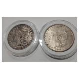 1890 & 1899 O MORGAN DOLLARS