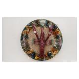 MAJOLICA LANGOSTINO DECORATIVE WALL PLATE