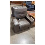 LEATHER POWER RECLINER