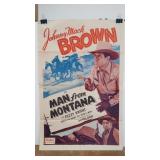 'MAN FROM MONTANA' 1950 MOVIE POSTER