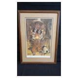 GARY SCHILDT 'BOY WITH THREE PUPPIES'