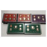 1980 - 81-93-95 &96 PROOF SETS