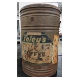 FOLEY'S VTG COFFEE TIN W/LID