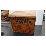 JOHNNY WALKER VTG WOOD CRATE