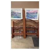 WOOD KING HEADBOARD, FOOTBOARD & RAILS
