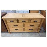 7 DRAWER WOOD DRESSER