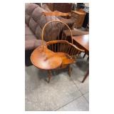 WINDSOR STYLE WRITING ARM CHAIR