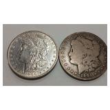 1900 &1901 O MORGAN DOLLARS