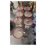 HAND BLOWN MARTINI GLASSES