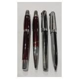 LEVENGER & WATERFORD INK/FOUNTAIN PEN SETS