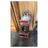 25 LB. PROPANE TANK & ACET./OXYGEN TANKS