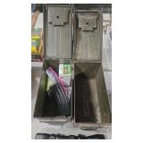 APPRIX 120 ROUNDS 223 REM AMMO AND 2 METAL AMMO CA