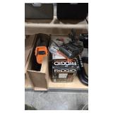 RIDGID HAND PLANER, IMPACT DRIVER, CHARGER &