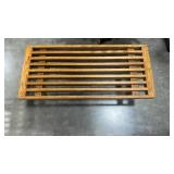 MCM NELSON STYLE EXPANDING SLAT LOW BENCHES