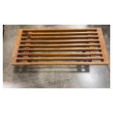 MCM NELSON STYLE EXPANDING SLAT LOW BENCHES