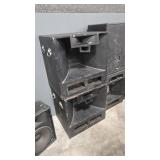 TWO CUSTOM MADE SPEAKERS