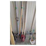 PITCH FORKS, POST HOLE DIGGER SHOVEL AND MORE