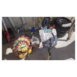 ASSORTED METAL YARD DECOR CUTOUTS