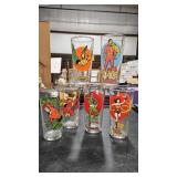 6 - PEPSI 'SUPER SERIES 1976' DRINKING GLASSES