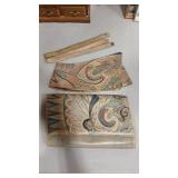 JANE YOO HAND PAINTED HAND BAG & STOMACHER