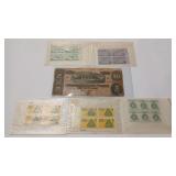 $10 CONFEDERATE NOTE & STAMP ASSORTMENT