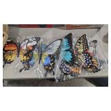 6 METAL BUTTERFLY CUTOUTS
