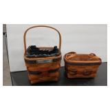 LONGABERGER '93 INAGURAL & '93 CANDLE BASKET