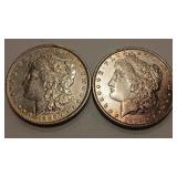1885 & 1886  MORGAN DOLLARS