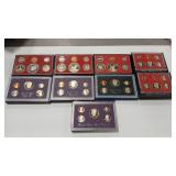 1975 - 77-78-80-81-83-84-85-93 PROOF SETS