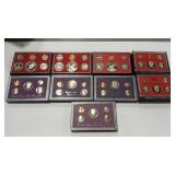1975 - 77-78-80-81-84-85-89-93 PROOF SETS