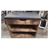 ENTRY BENCH W/ SHOE STORAGE