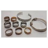 STAMPED 925  OR 18K JEWELRY  ASSORTMENT