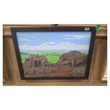 E. ELLIS ORIGINAL ACRYLIC ON CANVAS