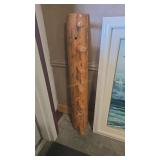 SPLIT LOG COAT RACK- WALL MOUNTED
