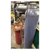 COMPRESSED GAS & ACETYLENE TANKS W/ TORCH