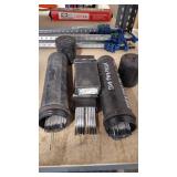 3 TUBES OF WELDING RODS