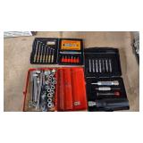 3 SETS OF DRILL BITS AND SOCKETS